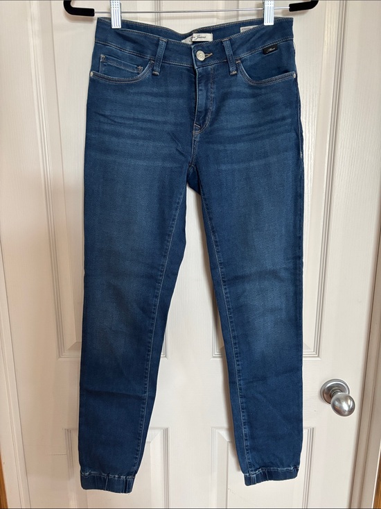 Mavi Denim - Mavi Women's Boyfriend Jeans - Dark Blue Denim